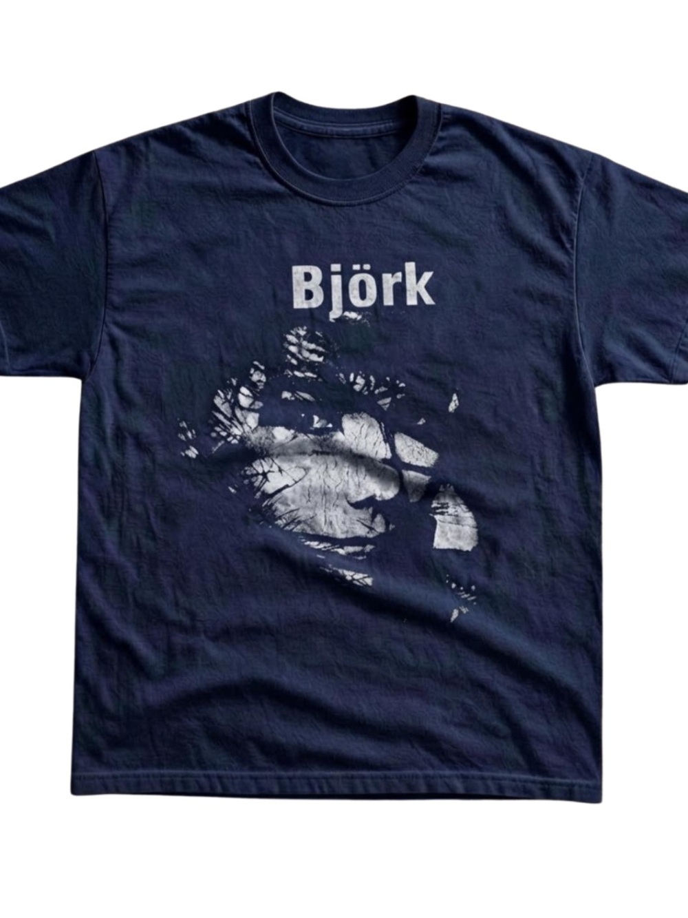 Classic Bjork Graphic Short Sleeve Tee in Navy